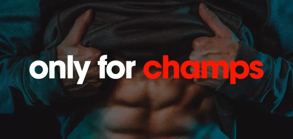 An image of Champs brand quote designed by Mr Ari