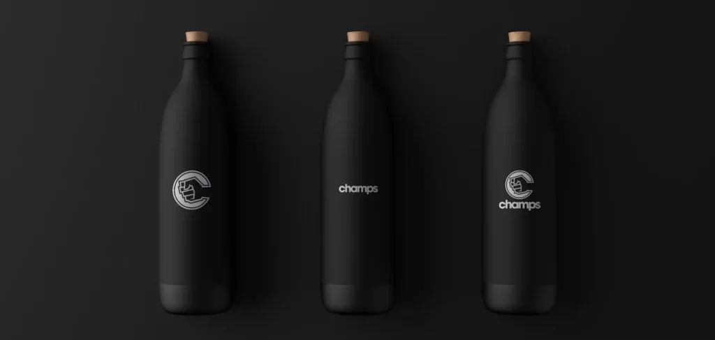 An image of tumblr mockup for Champs designed by Mr Ari