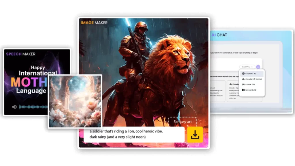 AI for graphic design. An image of Designs AI showcasing how it works. Image by Photo by <a href="https://designs.ai/">Designs AI</a>
