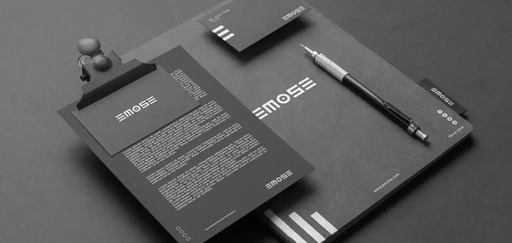 An image of Emose stationery kit designed by Mr Ari