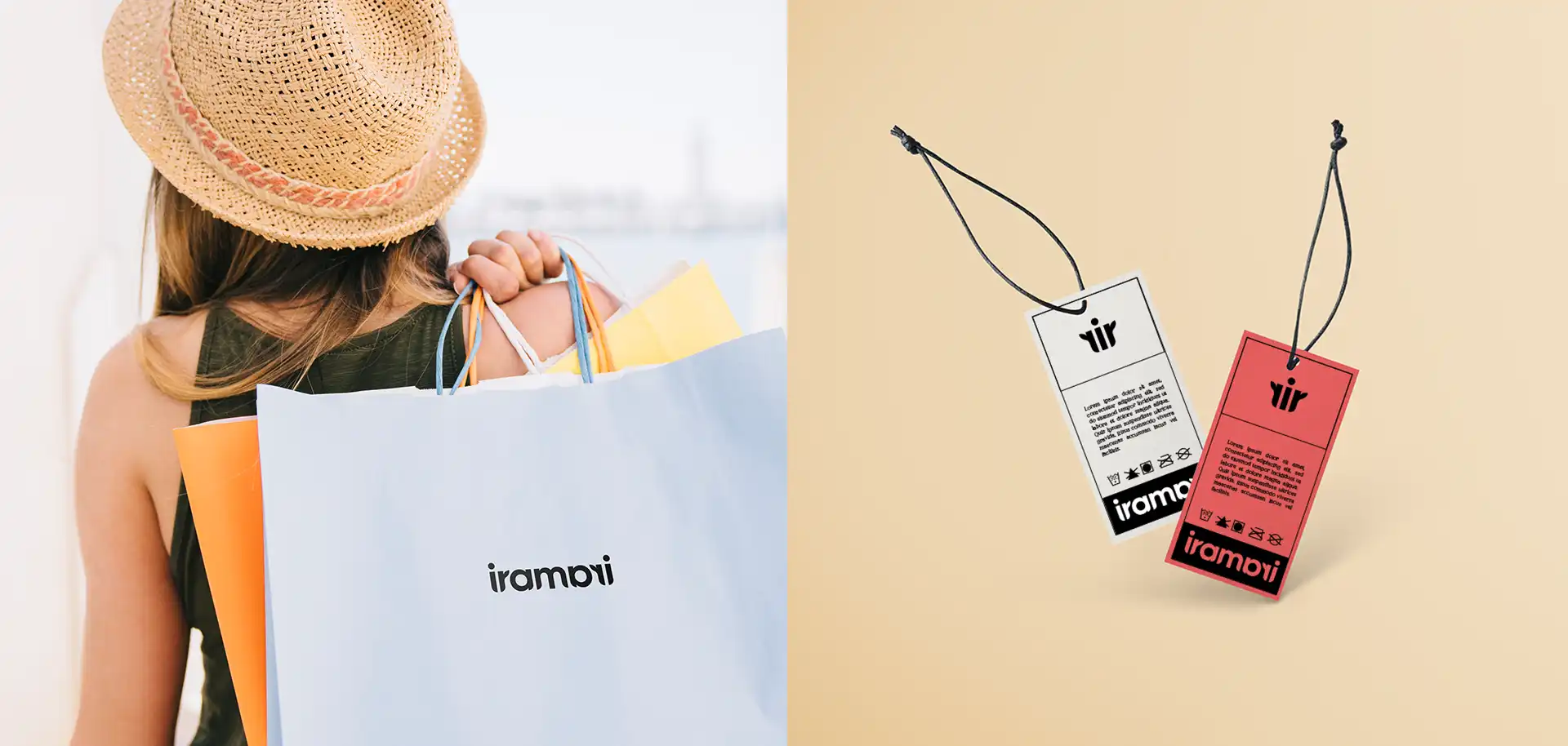 An image of Iramari apparel branding
