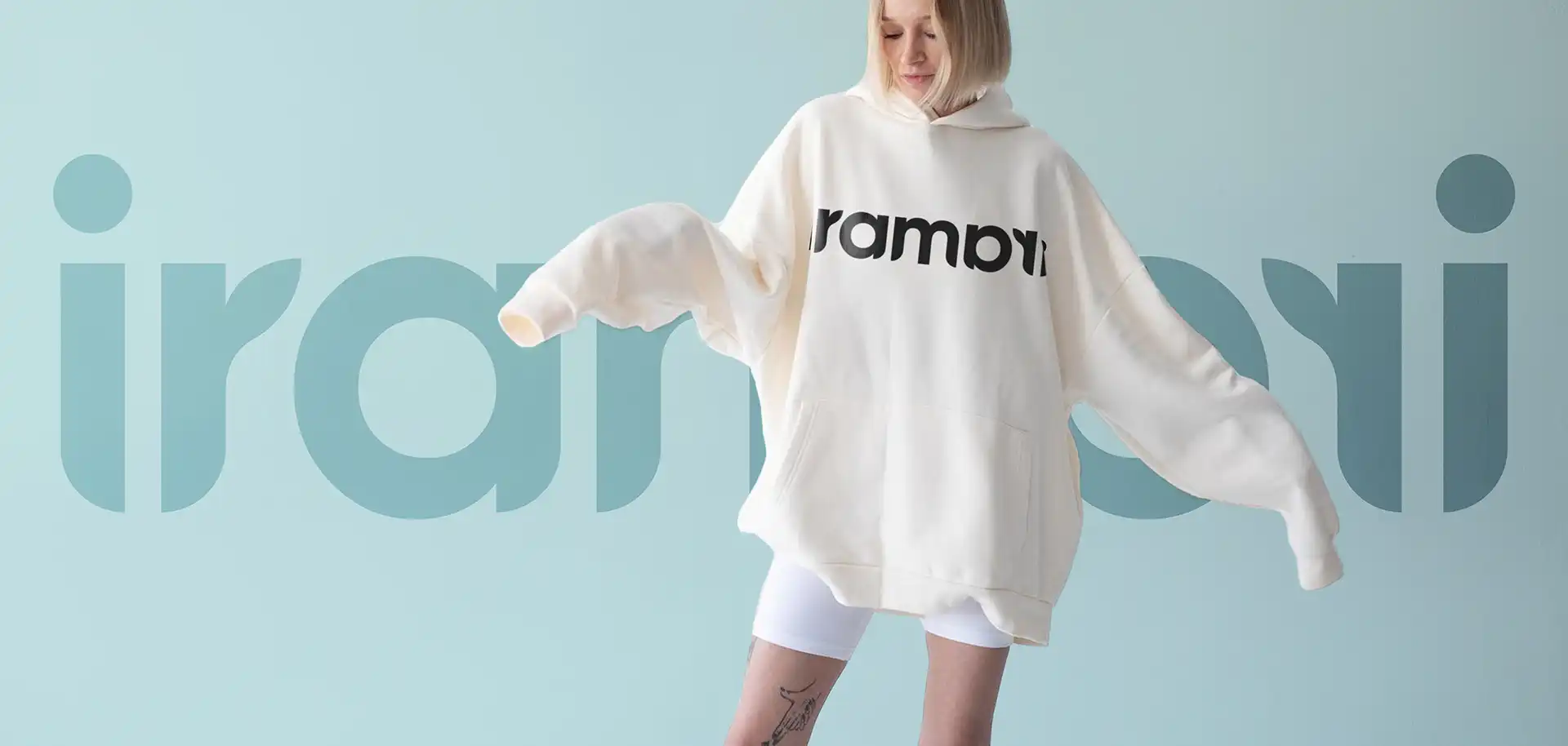 an image of Iramari apparel branding